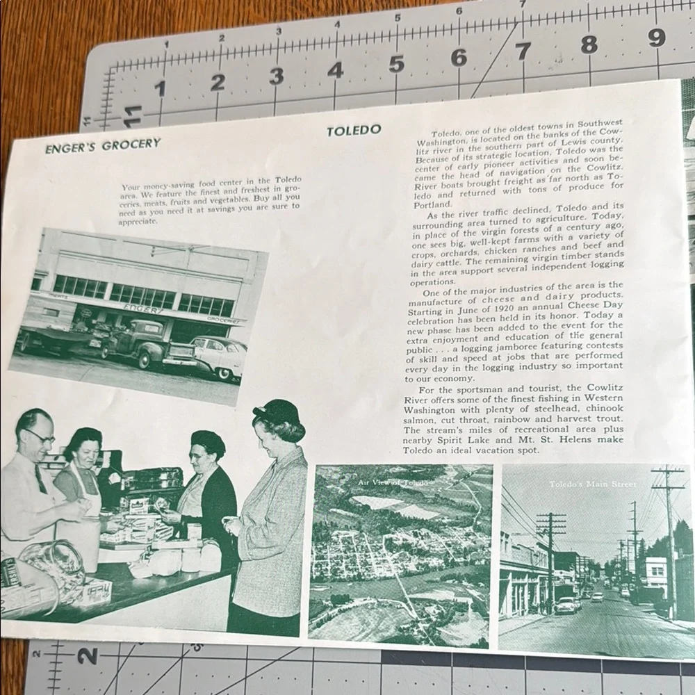 Vintage promotional booklet re Winlock, Washington w focus on poultry/hatchery